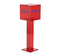 Custom acrylic corporate decision-making ballot box BB-3204 Custom acrylic corporate decision-making ballot box