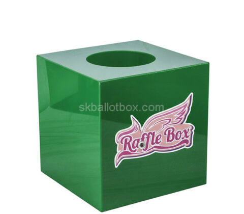 Custom acrylic raffle box