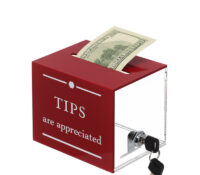 Custom acrylic tips collection jar for musicians DB-437 Custom acrylic tips collection jar for musicians