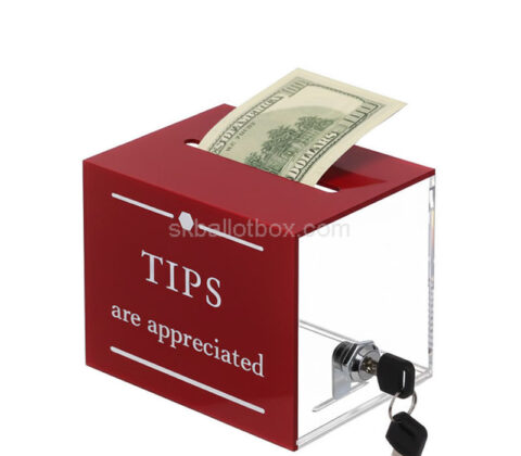 Custom acrylic tips collection jar for musicians