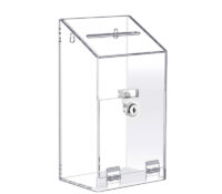 Custom acrylic hanging suggestion box SB-405 Custom acrylic hanging suggestion box