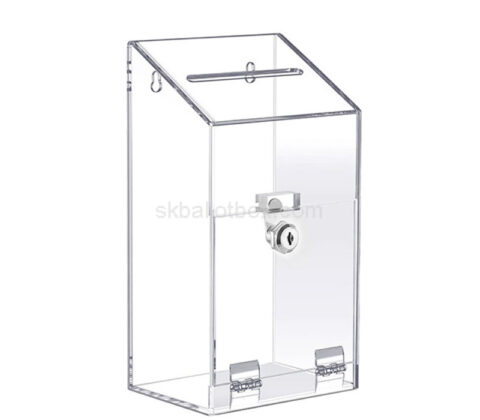Custom acrylic hanging suggestion box