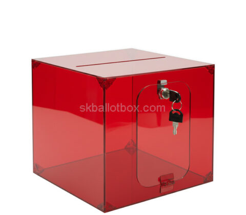 Custom acrylic square suggestion box