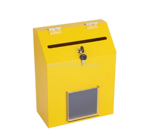 Custom acrylic wall vote box