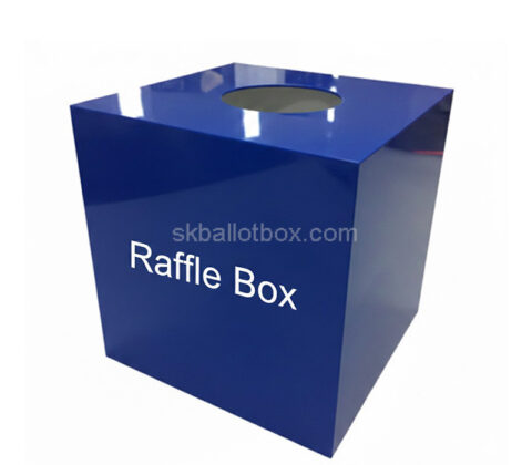 Custom square acrylic raffle draw box