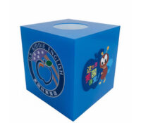 Custom acrylic training institutions raffle draw box DB-444 Custom acrylic training institutions raffle draw box
