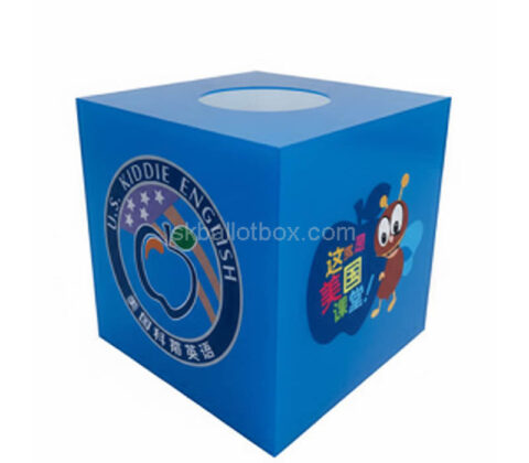 Custom acrylic training institutions raffle draw box
