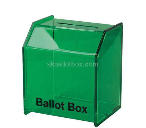 Custom acrylic tabletop-style ballot box