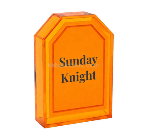 Custom acrylic arched vote ballot box