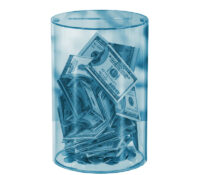 Custom plexiglass round tips jar box DB-453 Custom plexiglass round tips jar box