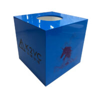 Custom plexiglass company raffle box DB-456 Custom plexiglass company raffle box
