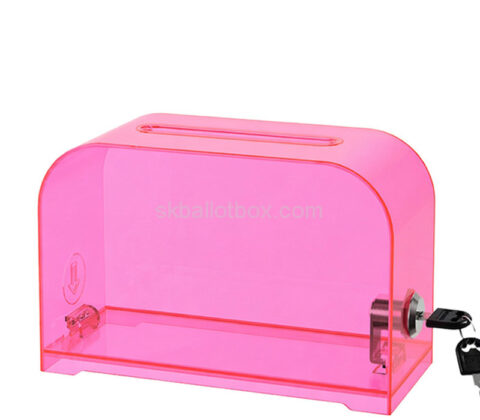 Custom plexiglass coin collection box