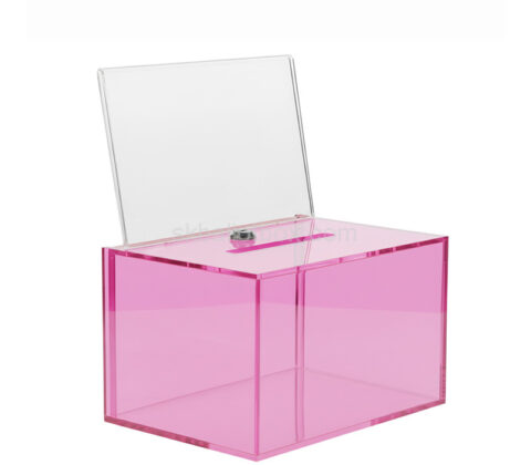 Custom plexiglass multi-functional suggestion collection box