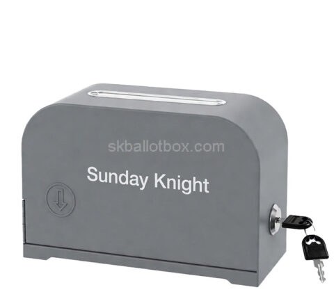 Custom acrylic arch-top silhouette ballot box