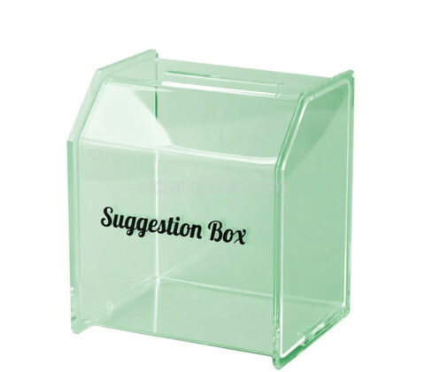 Custom plexiglass suggestion ballot box