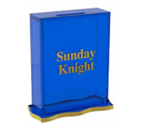 Custom plexiglass events suggestion collection box SB-442 Custom plexiglass events suggestion collection box