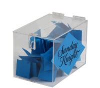 Custom acrylic voting ballot collection box BB-3245 Custom acrylic voting ballot collection box
