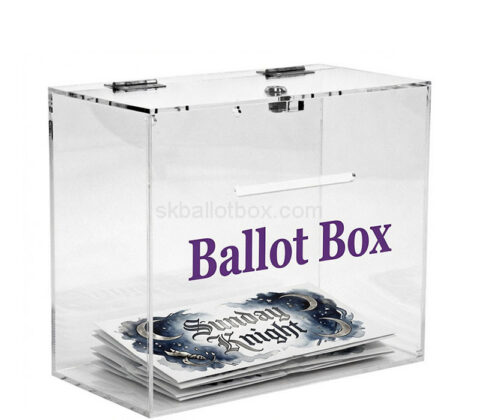 Custom acrylic ballot election box