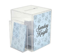 Custom acrylic ballot proposal box with sign pamphlet holder BB-3268 Custom acrylic ballot proposal box with sign pamphlet holder