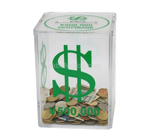 Custom acrylic luxury piggy bank
