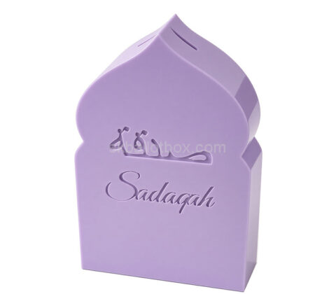 Custom acrylic money box