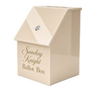 Custom acrylic locking suggestion box SB-489 Custom acrylic locking suggestion box