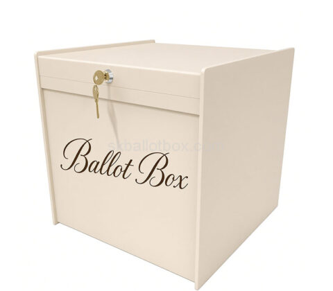 Custom locking ballot box